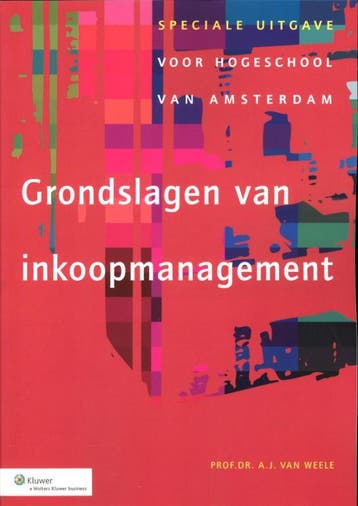 Grondslagen Inkoopmanagement Hes Editie Specia 9789013078886, Verzenden, Zo goed als nieuw