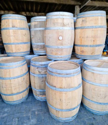 20 stuks eiken wijnvaten 225L - groothandel, 150 liter of meer, Ophalen, Nieuw, Hout