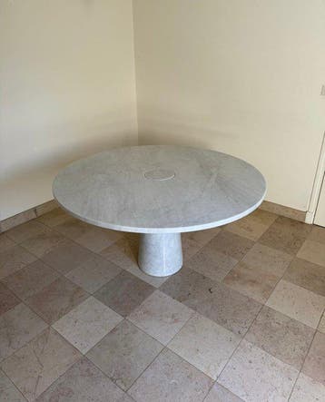 Angelo Mangiarotti - Tafel - Carrara marmer