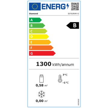 Diamond Koelkast | GASTRO LINE EVO | 700L (2/1 GN) | RVS | +, Ophalen of Verzenden, Nieuw