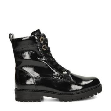 Gabor veterboots voor dames in het Zwart, Verzenden, Zwart, Lage of Enkellaarzen, Gabor