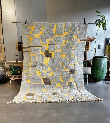 Marokkaans modern Berber-handgemaakt tapijt - Vloerkleed -, Huis en Inrichting, Stoffering | Tapijten en Kleden, Nieuw