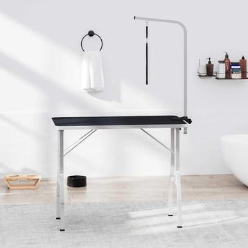 vidaXL Hondentrimtafel verstelbaar met 1 lus, Verzenden, Nieuw
