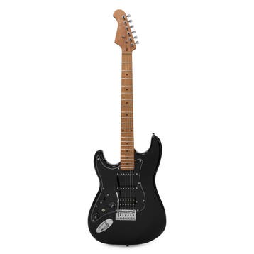 Fazley Sunset Series Dawn HSS Obsidian Black Left-Handed, Verzenden, Nieuw