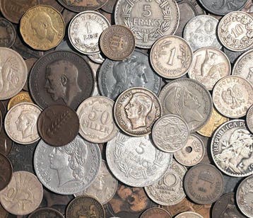 Wereld. 180+ Old Coins. | from 1800s to 1950s | (Zonder