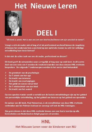 HNL Deel I 9789490934019 Paul Heinerman, Verzenden, Zo goed als nieuw, Paul Heinerman