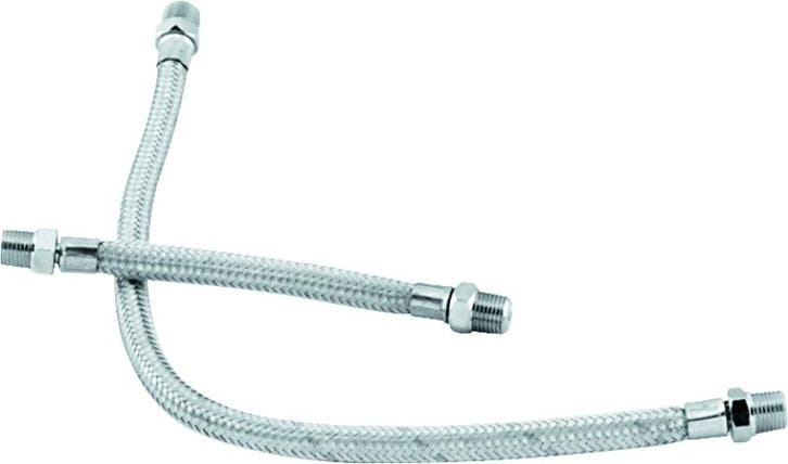 Bikers Choice 66-84 Shovelhead Braided Stainless Rocker Box, Auto-onderdelen, Motor en Toebehoren, Ophalen of Verzenden