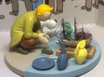 Tintin - Scène cube Moulinsart - Tintin au marché aux puces, Nieuw