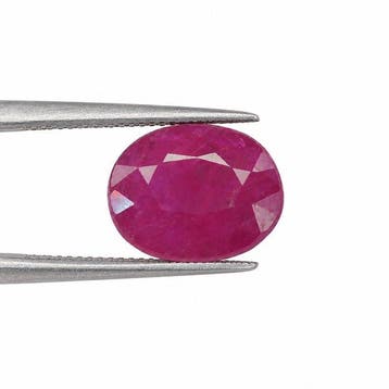 Zonder minimumprijs - 1 pcs Rood Robijn - 3.45 ct -, Sieraden, Tassen en Uiterlijk, Nieuw
