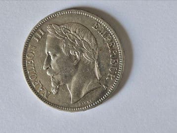 Frankrijk. Napoléon III. 5 Francs 1867-A, Paris (Zonder