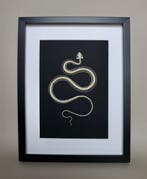 Slang Taxidermie volledige montage - Hypsiscopus plumbea -, Antiek en Kunst, Curiosa en Brocante