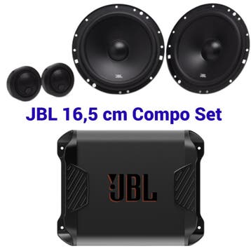 JBL 2 kanaals A652 versterker + JBL Compo set, Auto diversen, Ophalen of Verzenden, Nieuw
