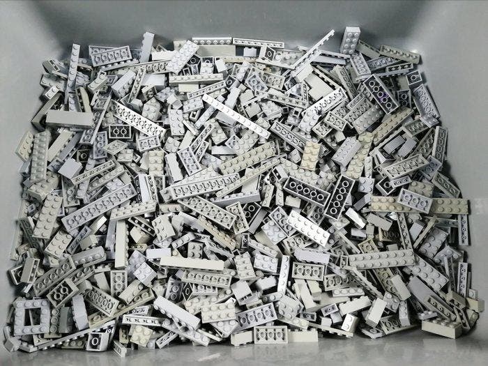 Lego - geen serie - 02 Partij van 1000 lichtgrijze, Kinderen en Baby's, Speelgoed | Duplo en Lego