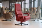 De Toekomst relaxstoel voor lange mensen Twice TW-282N Leer, Huis en Inrichting, Fauteuils, Ophalen of Verzenden, Nieuw, Leer