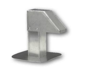 Dakdoorvoer | Aluminium | 8x8 cm | 1 uitgang, Verzenden, Nieuw in verpakking