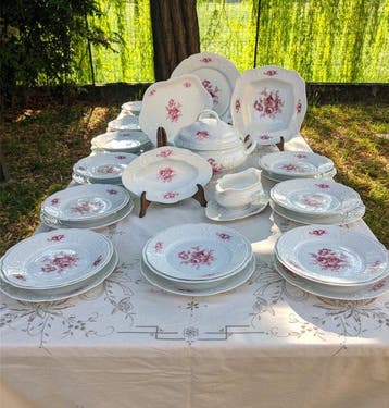 Rosenthal - Tafelservies (38) - Sanssouci Bouquet Rosa -