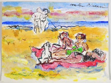 Walter Piacesi (1929-2022) - La Spiaggia, Antiek en Kunst