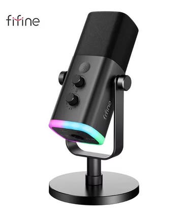 USB/XLR Dynamische Microfoon RGB Gaming Streaming Mute Jack, Verzenden, Nieuw