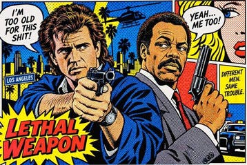 Lethal Weapon (film 1987) - Pop Art - Mel Gibson, Danny, Nieuw