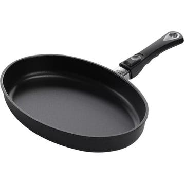AMT Gastroguss Vispan – Inductiegeschikt – Krasbestendig, Kookpan of Snelkookpan, Inductieplaat, Ophalen of Verzenden, Nieuw