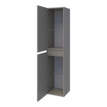 Brauer Joy - Hoge Kast - 160 cm - 2 Deuren - Greeploos -, Ophalen of Verzenden, Nieuw