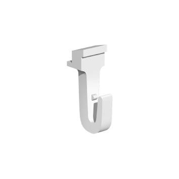 Klik-in ophanghaak voor in de ophangrail - Wit - Pure-...