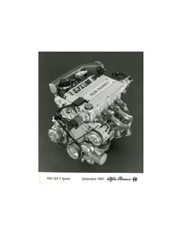 1987 ALFA ROMEO 164 TWIN SPARK MOTOR PERSFOTO, Nieuw, Alfa Romeo, Author