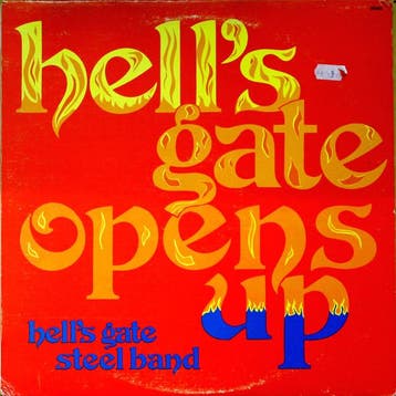 LP gebruikt - Hells Gate Steel Band - Hells Gate Opens Up, Cd's en Dvd's, Vinyl | Overige Vinyl, Verzenden, Zo goed als nieuw