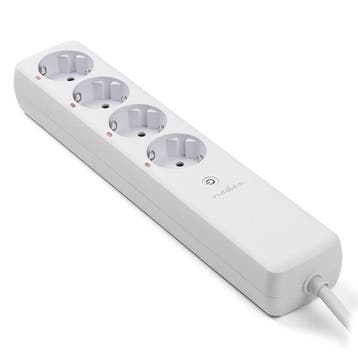 Slimme stekkerdoos | 4-voudig | Nedis RF Smart, Doe-het-zelf en Verbouw, Elektra en Kabels, Verzenden, Nieuw