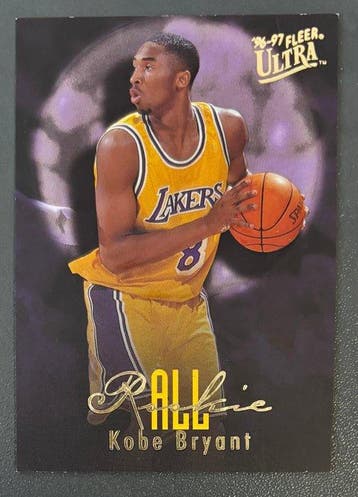 1996/97 Ultra NBA Kobe Bryant All-Rookie 3 of 15 Insert, Nieuw