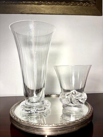 Daum - Vaas (2) - Kristal, Antiek en Kunst, Curiosa en Brocante