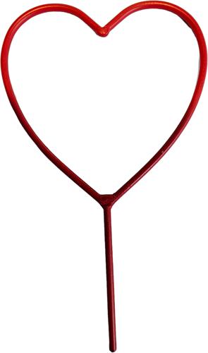 Metalen Hart bijsteker pick Rood Ø10 cm, Ophalen of Verzenden, Nieuw