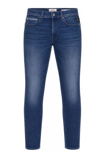 Replay Broek in maat W32 L34 Blauw, Kleding | Heren, Verzenden, Zo goed als nieuw, Blauw, Replay