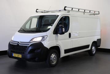 Citroën Jumper 2.2 BlueHDi 120PK L2H1 EURO 6, Stof, Gebruikt, Citroën, Wit