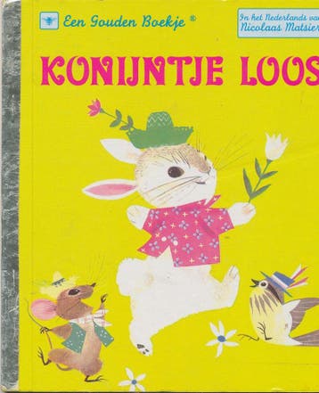 Gouden boekje; Konijntje Loos, Verzenden, Nieuw