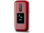 Doro -  2880 - 4g Eenvoudige Klaptelefoon -wit 17 Mb  - Rood, Verzenden, Geen camera, Nieuw, Inklapmodel