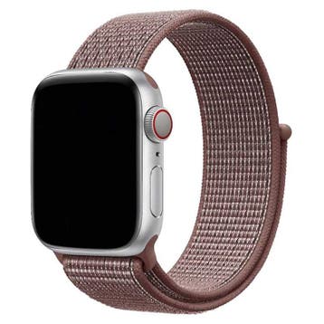 Apple Watch bandje Osvo - geweven - nylon - smokey mauve, Verzenden, Nieuw