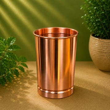 Puur koperen beker - glad – 380 ml/120 g (zware uitvoering), Huis en Inrichting, Keuken | Servies, Ophalen of Verzenden, Nieuw