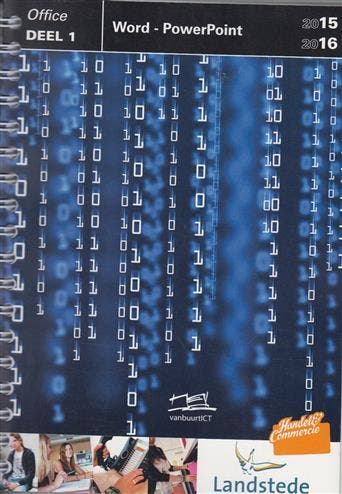 Cursusboek Word en PowerPoint Landstede 9789059065505, Verzenden, Zo goed als nieuw