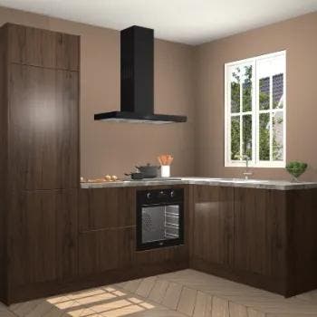 Noten keuken Guangzhou 124244, Huis en Inrichting, Keuken | Complete keukens, Verzenden, Nieuw
