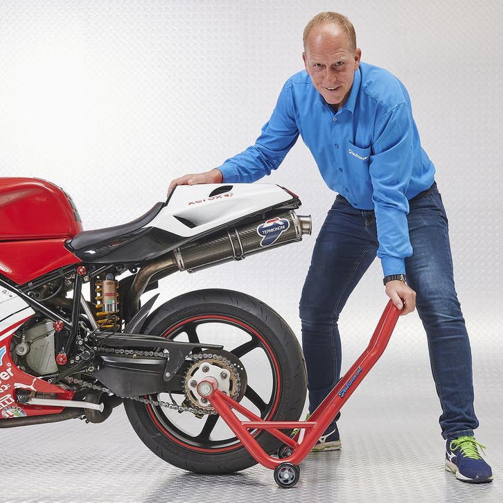 Datona Extra sterke paddockstand enkelzijdige ophanging -, Motoren, Onderdelen | Merk-onafhankelijk, Nieuw, Ophalen of Verzenden
