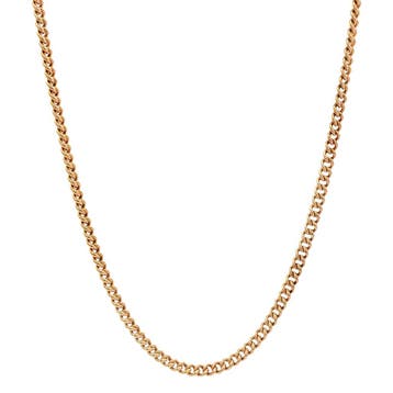Gouden gourmet collier 53 cm 14 karaat, Verzenden, Zo goed als nieuw, Goud