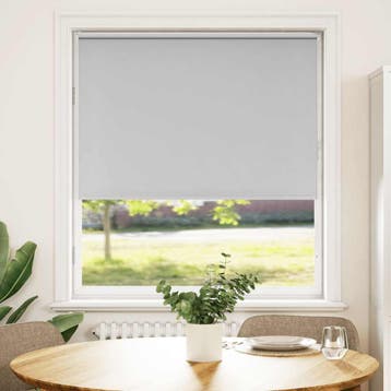 vidaXL Rolgordijn verduisterend 100x130cm stofbreedte 95,7cm, Verzenden, Nieuw, Grijs