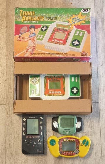 Tiger - Tabletop & Handheld LCD Games - Lotto 4 Giochi LCD, Nieuw