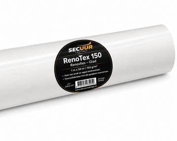 RenoTex 150 Renovlies Glad 1 x 50 m, Ophalen of Verzenden, Nieuw