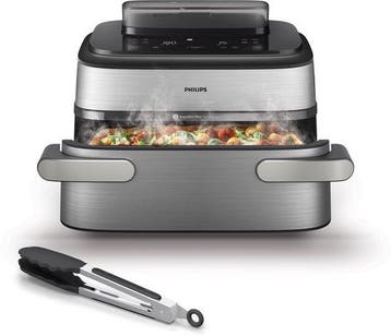 Philips Airfryer Megabasket Met Stoomfunctie 5000-serie –, Verzenden, Nieuw
