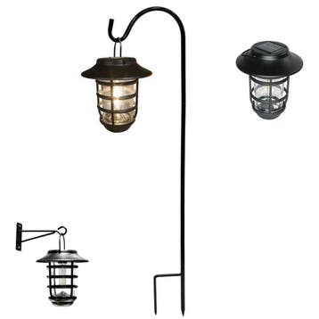 Solar LED priklamp Sting op zonne energie met schemersensor, Overige materialen, Verzenden, Minder dan 50 watt, Staande lamp