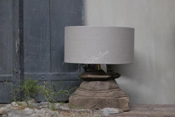 Aura Peeperkorn cilinder lampenkap Ferro lever 30 cm, Ophalen of Verzenden, Nieuw