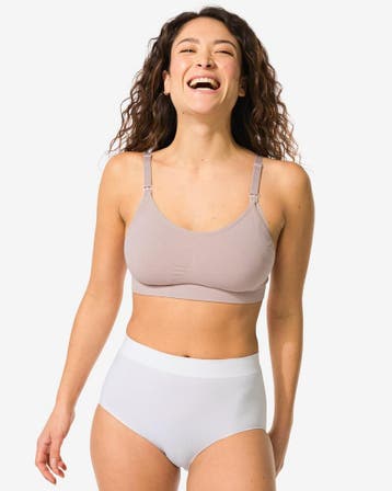 HEMA Dames tailleslip naadloos micro wit, Kleding | Dames, Ondergoed en Lingerie, Verzenden