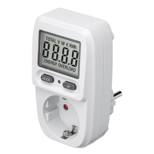 Energiemeter | Goobay (Digitaal, 3680W, Basic), Doe-het-zelf en Verbouw, Elektra en Kabels, Nieuw, Verzenden